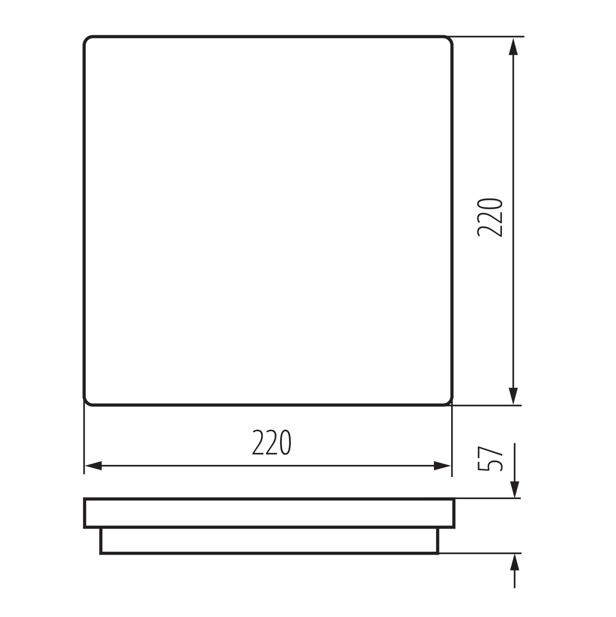Plafon LED zewnętrzny BENO 12-18W CCT-L-SEW z sensorem ruchu KANLUX 38775/KAN 5905339387752