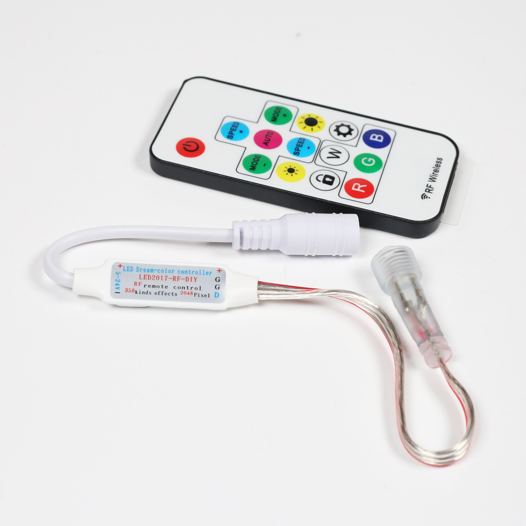 STEROWNIK RGB DIGITAL IC 14KEYS 3 PIN OKRĄGŁY IP67 PD042906 PD042906/POL 5908293942906 NEXTEC