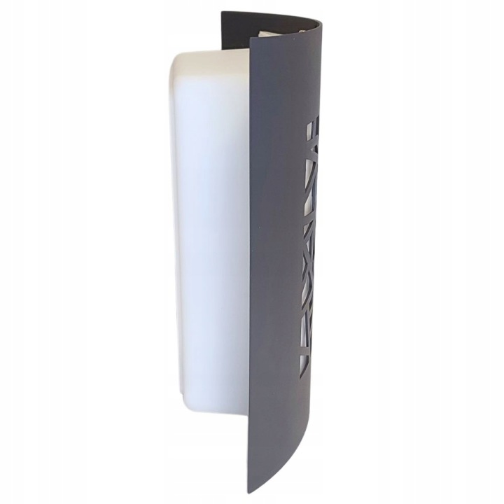 Oprawa ogrodowa LED ścienna 1xE27 230x95x260 max 12W LED IP44 ORO-ZOE-3-GREY ciemnoszary 5902533196791/LED 5902533196791