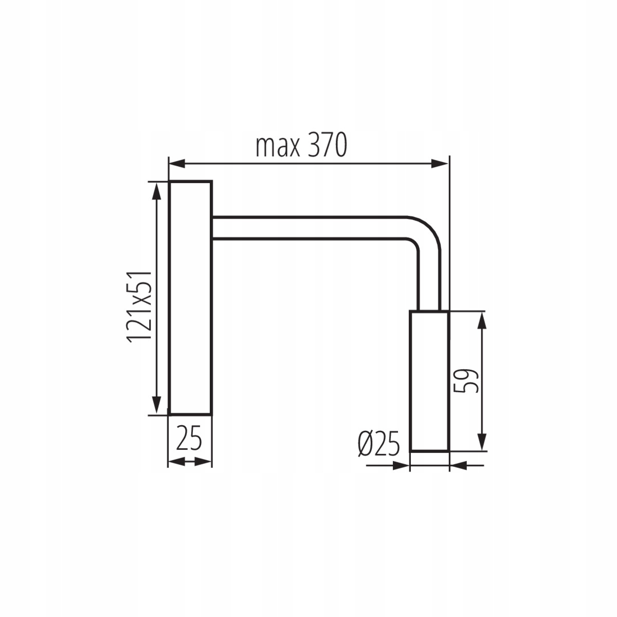 Kinkiet ścienny Lampka TONIL LED 32521 biały KANLUX 32521/KAN 5905339325211