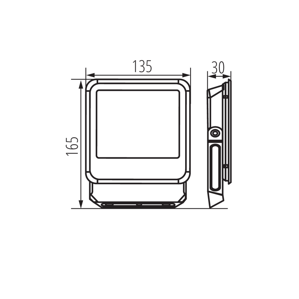 Naświetlacz LED IQ-LED FL-20W-NW, barwa neutralna, KANLUX 33881/KAN 5905339338815