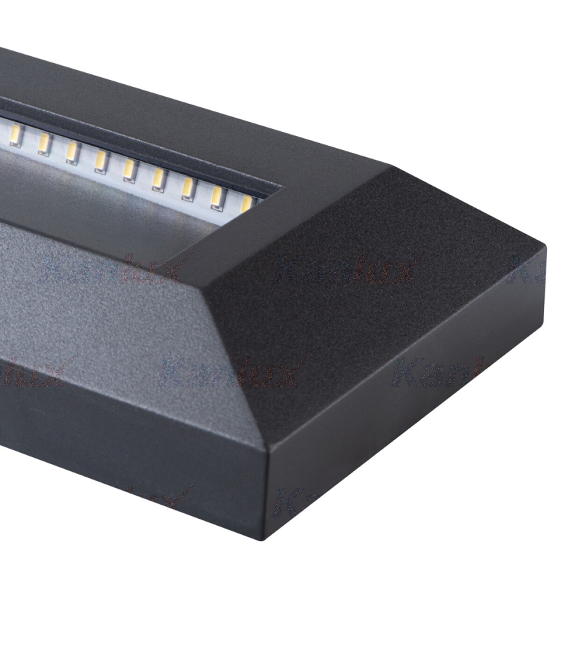 Oprawa naścienna ONSTAR LED 22760 GRAFIT IP65 szara barwa zimna 22760/KAN 5905339227607