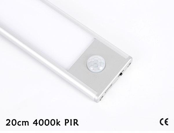 OPRAWA MEBLOWA LED 20 cm PA036905 SREBNA 4000K LIGHT SENSOR + PIR ŁADOWANIE PE035694/POL 5908293935694 NEXTEC