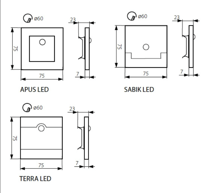 Oprawa schodowa KANLUX SABIK LED PIR CW 27375 KANLUX 27375/KAN 5905339273758