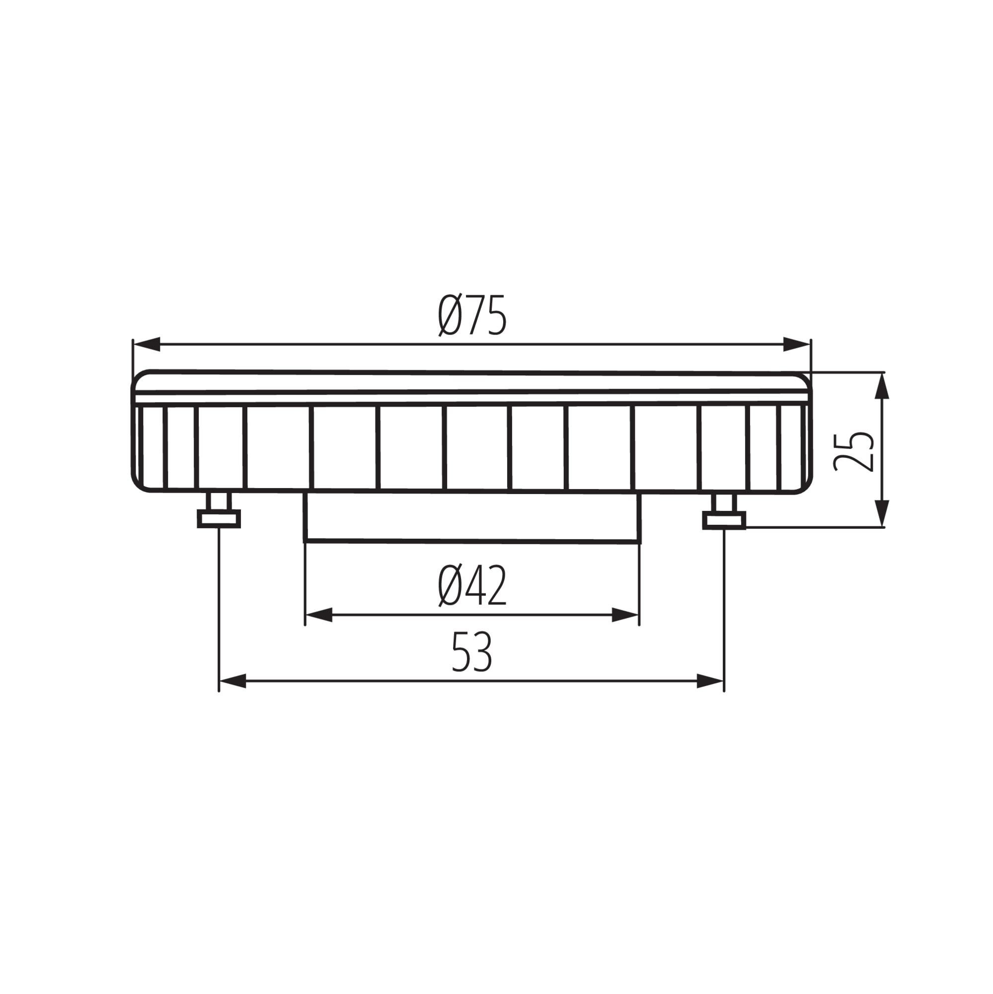 Lampa z diodami LED ESG LED 9W GX53-NW KANLUX 22423/KAN 5905339224231