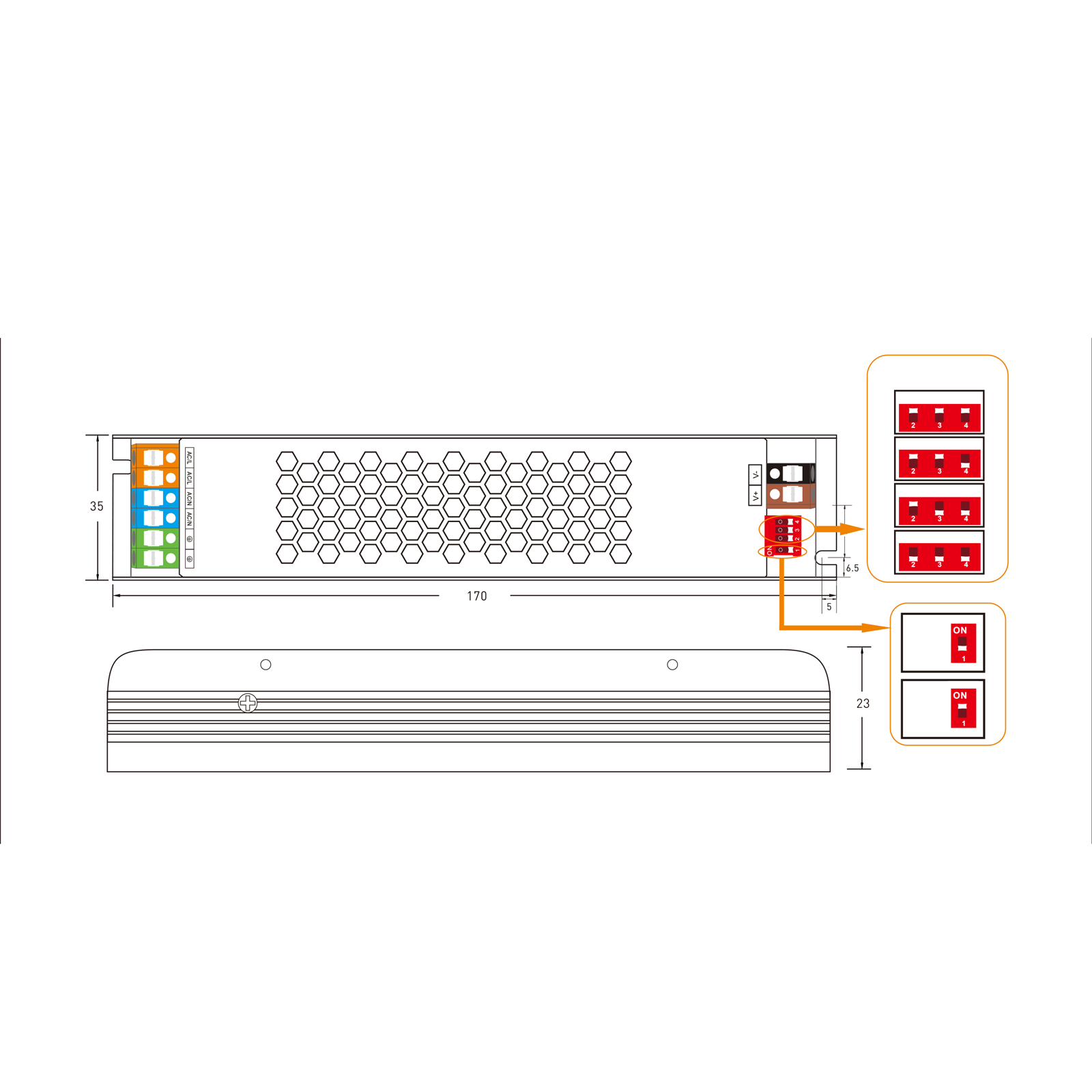 PB039210 ZASILACZ MODUŁOWY BLUE 24V / IP20 / 2,5A / 60W PB039210/POL 5908293939210
