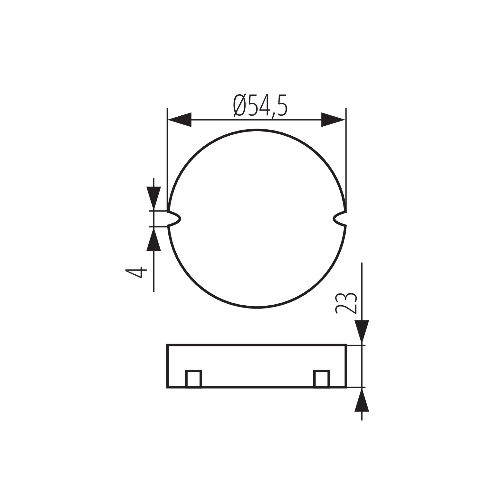 CIRCO N LED 12VDC 15W Zasilacz CV, 24243, KANLUX 24243/KAN 5905339242433