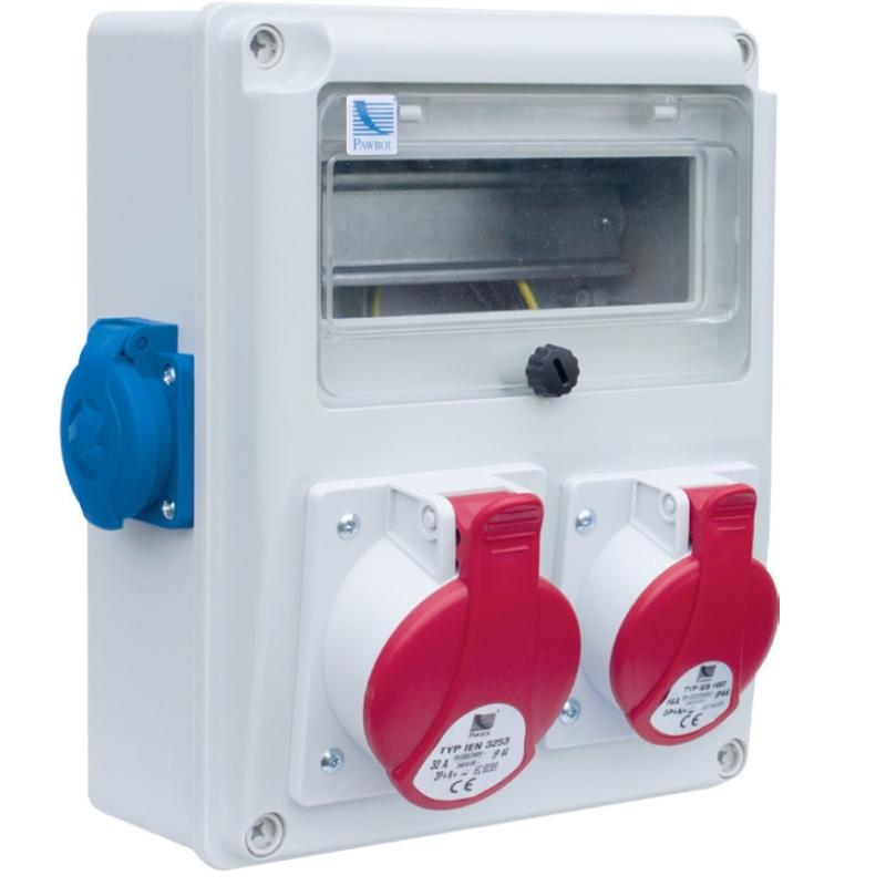 Rozdzielnica R-BOX 240 8S 2x16/5 puste okno PAWBOL B.1808/PAW 5901350827574 PAWBOL SPÓŁKA AKCYJN