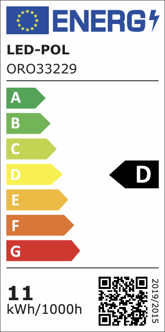 Żarówka LED dekoracyjna ORO CLARO E27 G125 11W, barwa ciepła, LED-POL 5905972140790/LED 5905972140790