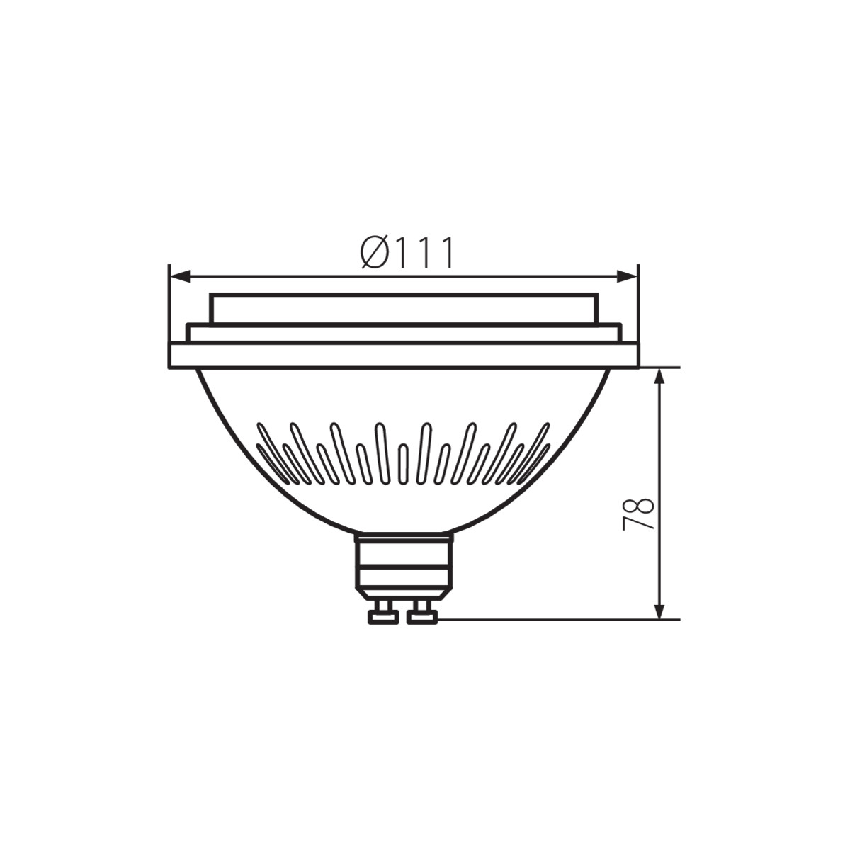 Lampa z diodami LED IQ-LED ES-111 12W-NW, 27319, KANLUX 27319/KAN 5905339273192