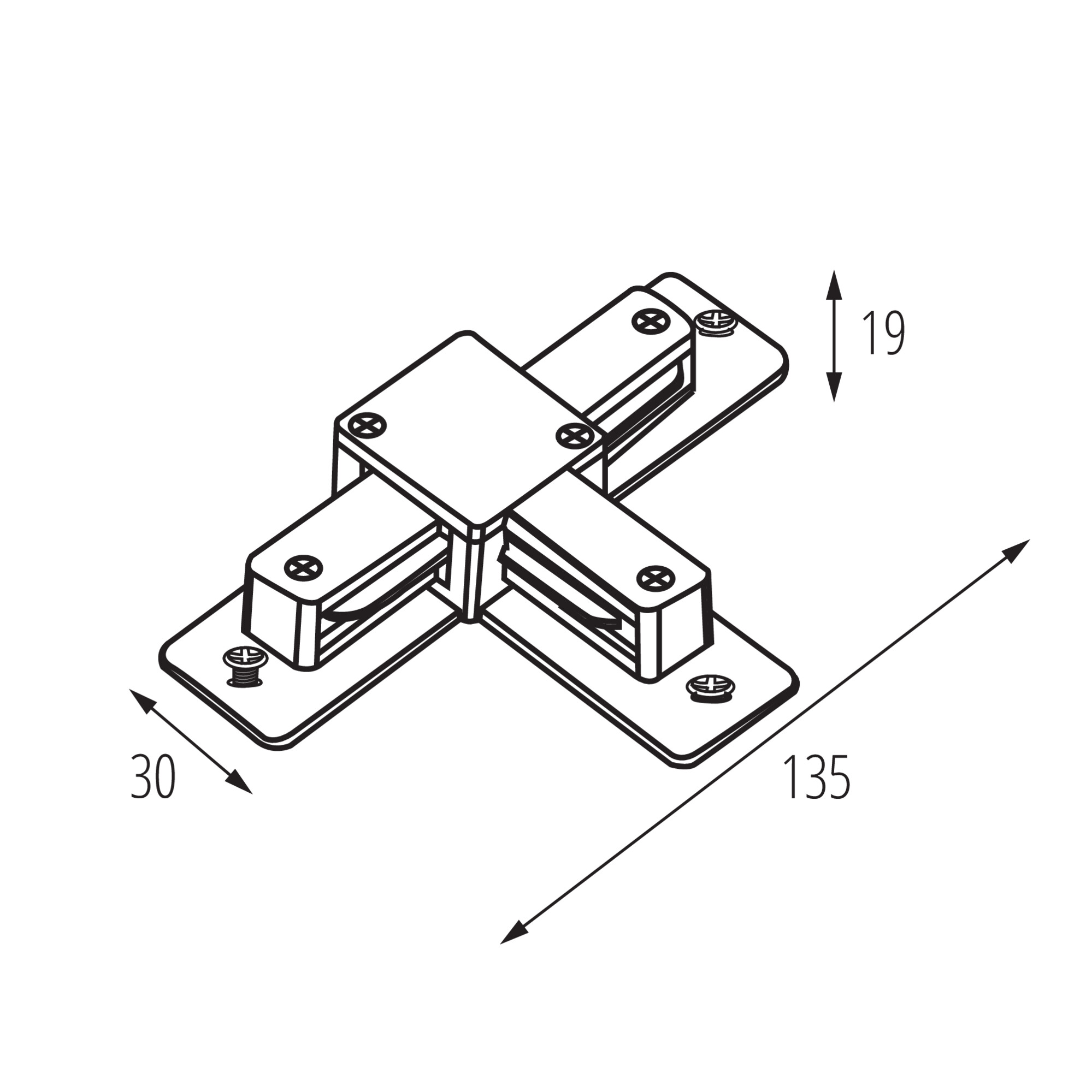 ŁĄCZNIK TYPU T TEAR 1F CON-T B KANLUX 45906/KAN 5905339900364