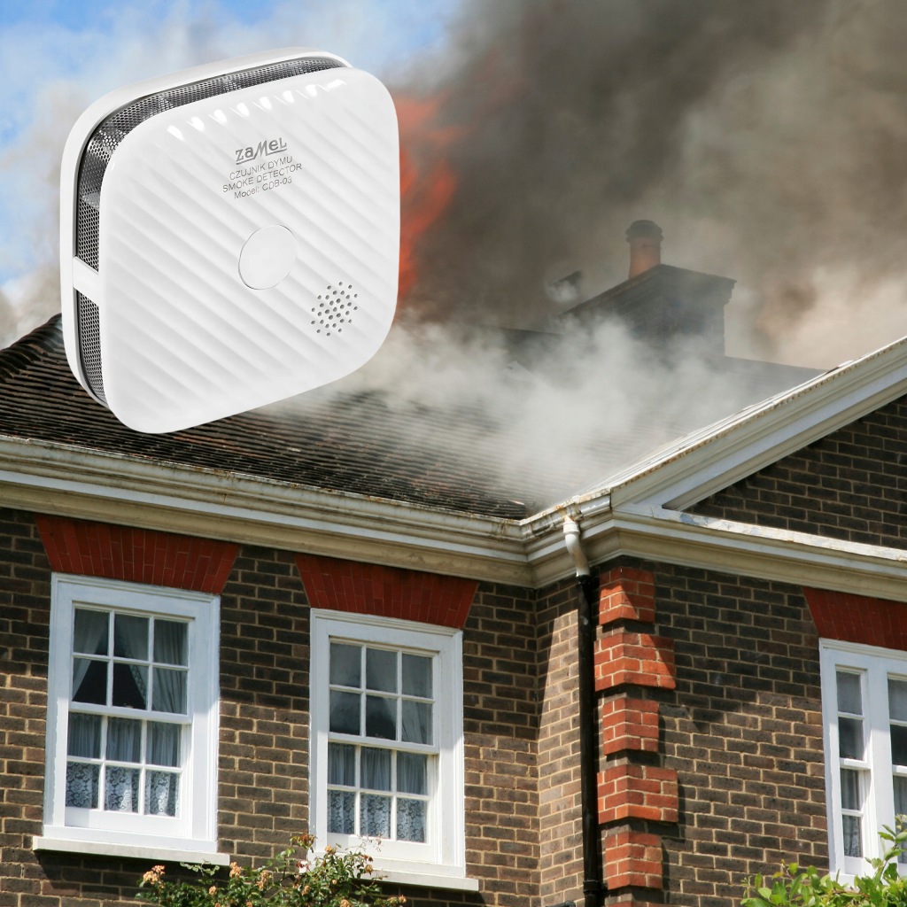 CZUJNIK DYMU WI-FI TUYA TYP: CDB-03, GAR10000079, ZAMEL GAR10000079/ZAM 5903669495369