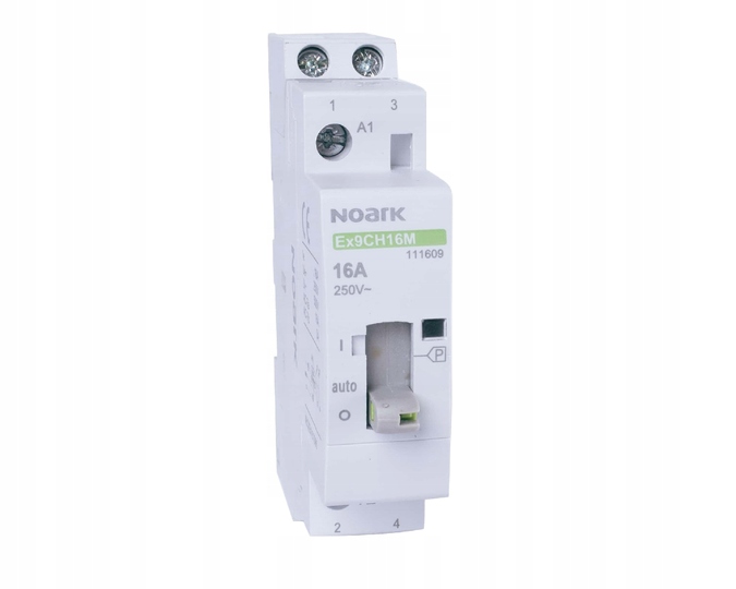 Stycznik instalacyjny Ex9CH25M 20 230V EU,25A, nap. cewki 220-240V AC, styki 2 NO, NOARK 111651/NOA 8592765116512 NOARK ELECTRIC