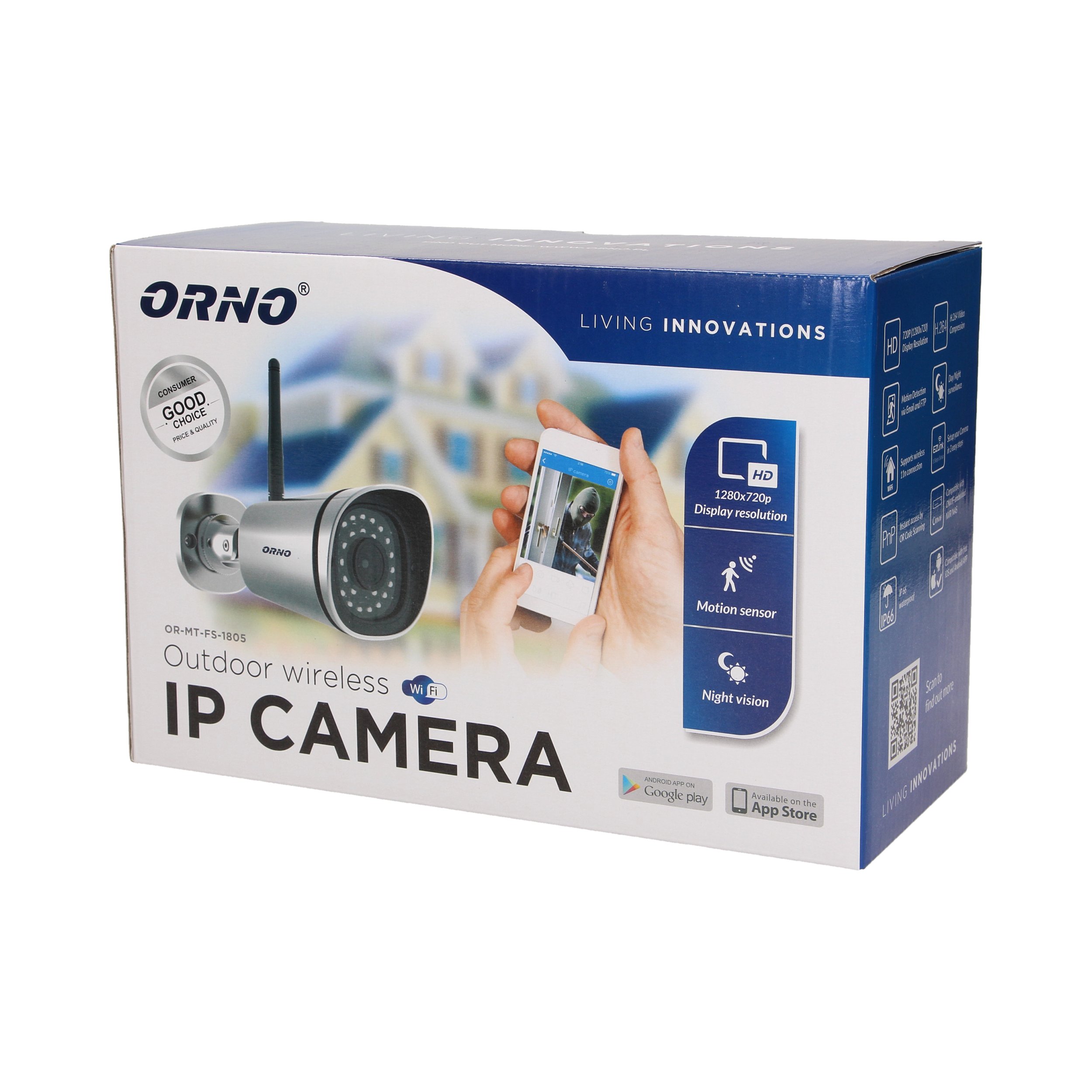 KAMERA MONITORUJĄCA OR-MT-FS-1805 ORNO OR-MT-FS-1805/ORN 5901752489752