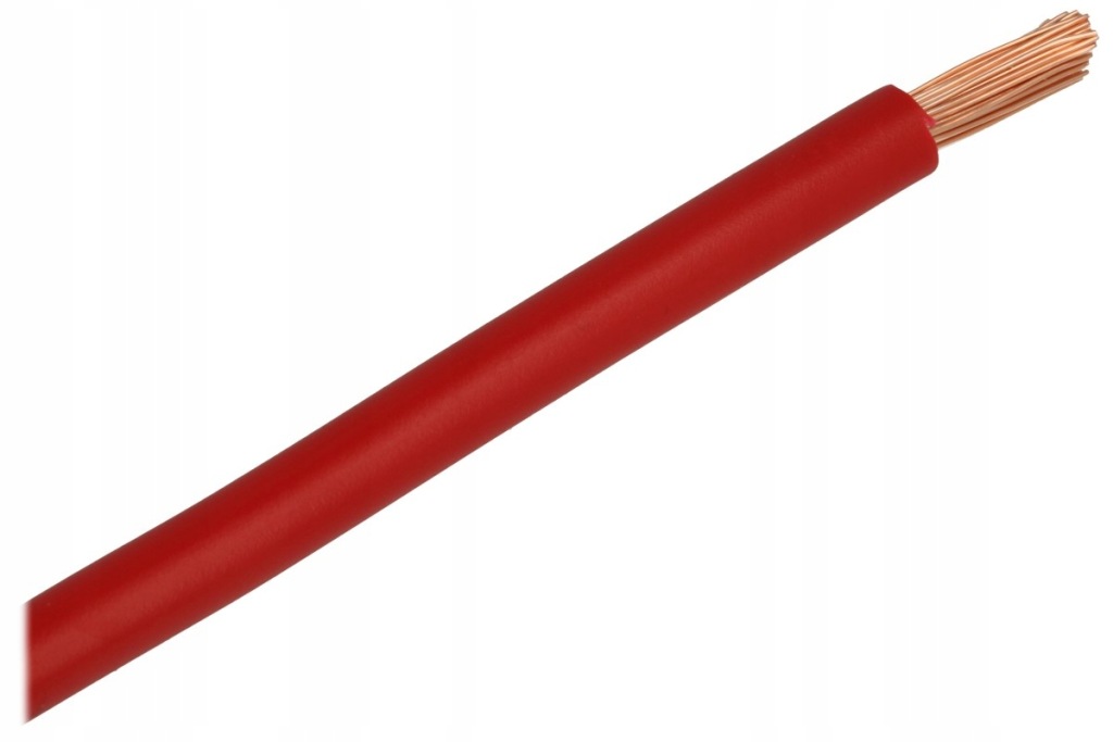 Przewód instalacyjny LgY 1x0,75 (H05V-K) czerwony, ELEKTROKABEL 5907702813462/EKB 5907702813462 ELEKTROKABEL FABR