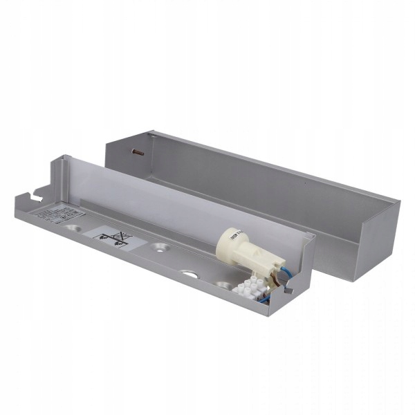 OPRAWA OŚWIETLENIOWA ŚCIENNA KINKIET STRAIGHT WALL SILVER XS 6354 NOWODVORSKI 6354/NOW 5903139635493