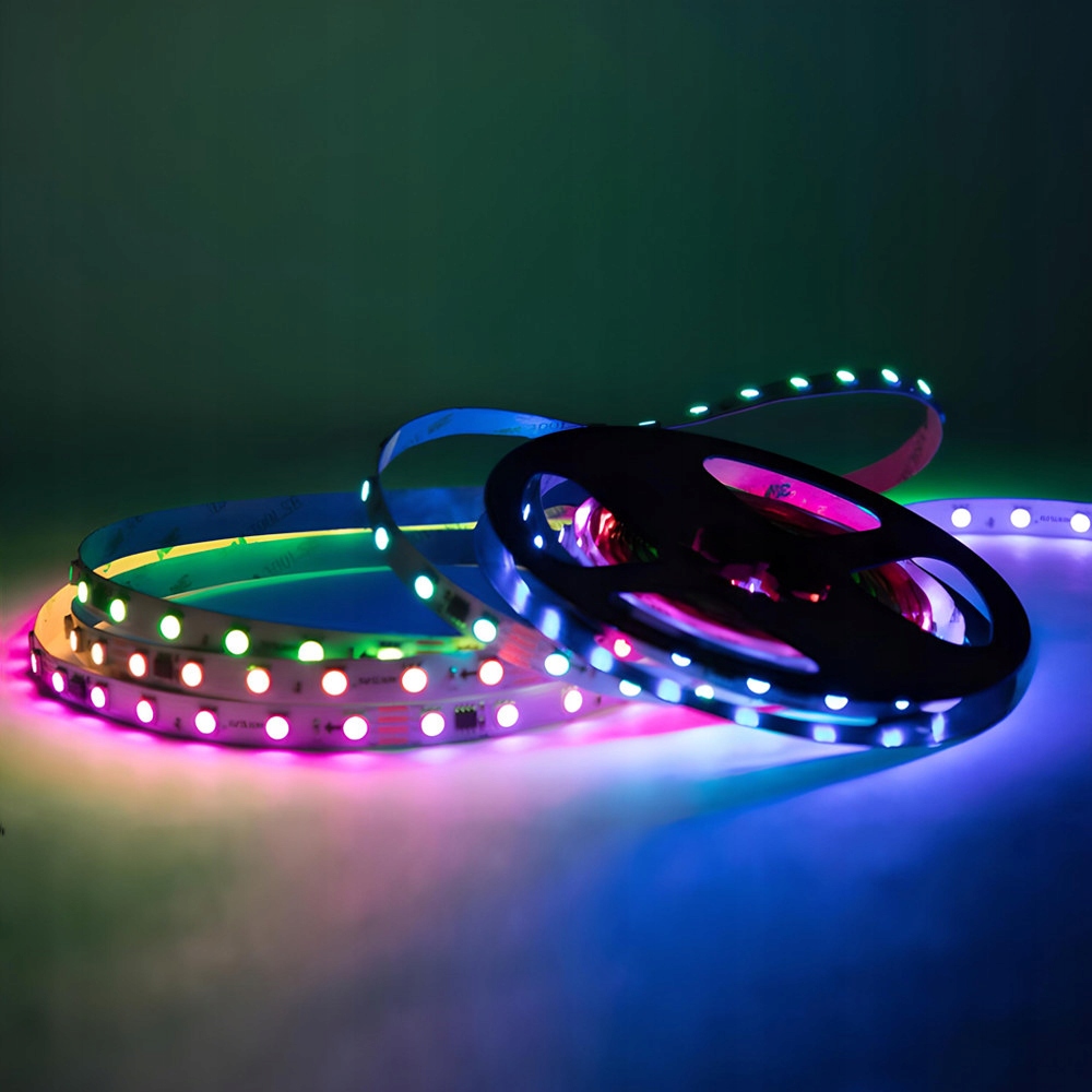 TAŚMA LED NEXTEC PA042562 / 24V / 5050 /14,4W / 60 LED/ IP67 / RGB 5m POLTRONIC PA042562/POL 5908293942562 POLTRONIC S.A.