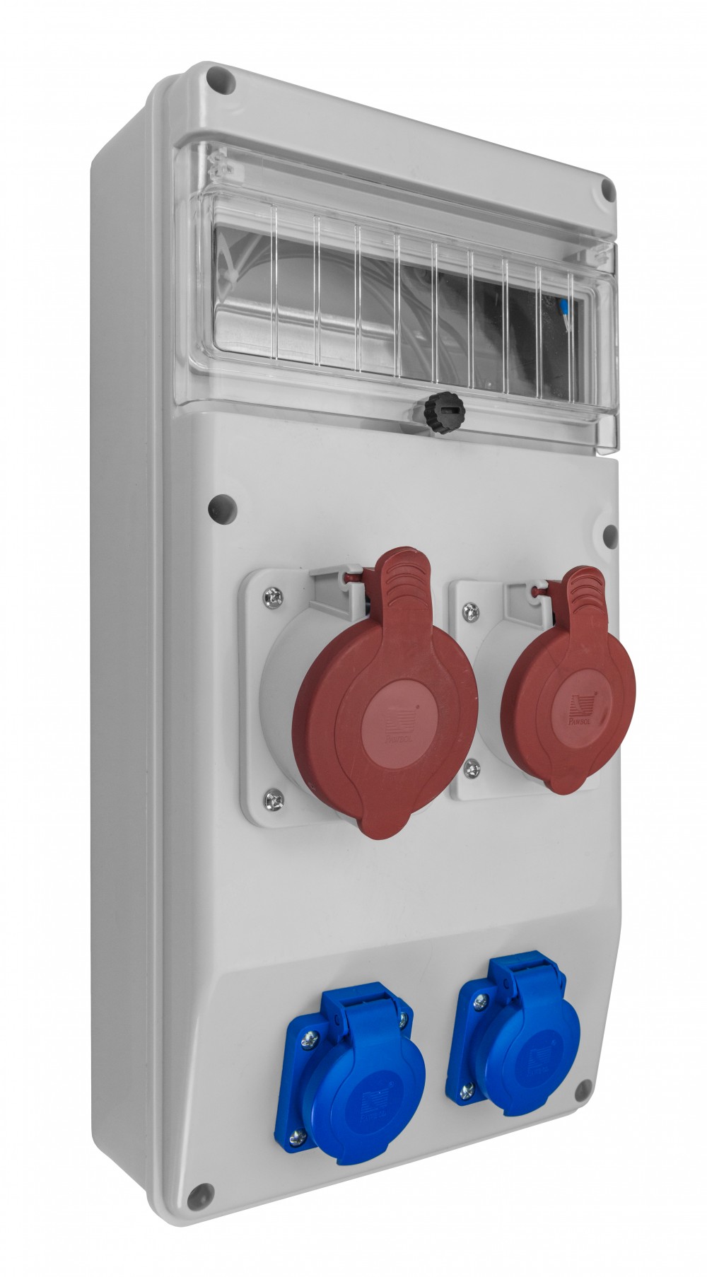 Rozdzielnica R-BOX SLIM 10S 2x16A/5p, 2x230V PAWBOL B.SLIM-10S-2/PAW 5901350832998 PAWBOL SPÓŁKA AKCYJN