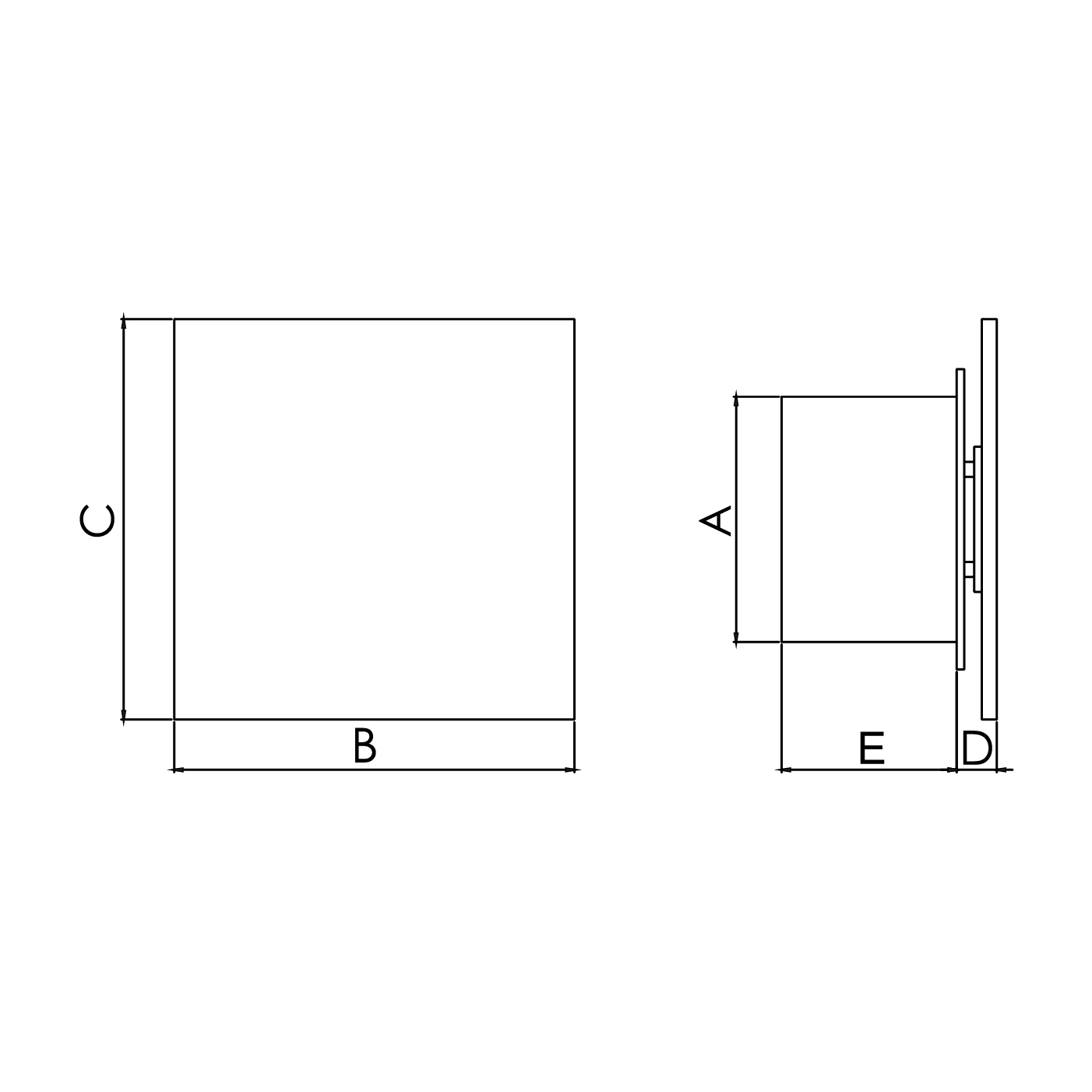 WENTYLATOR DOMOWY VERONI GLASS DOSPEL fi120 S BIAŁY 007-7611A/DOS 5901560523877