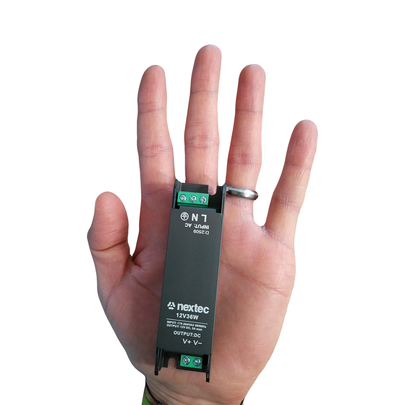 PB048007 ZASILACZ MODUŁOWY AURA 12V / IP20 / 3A / 36W POLTRONIC PB048007/POL 5908293948007