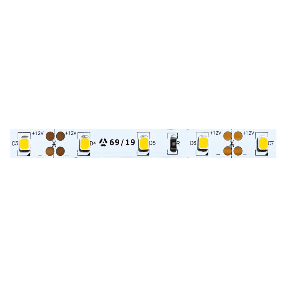 TAŚMA LED NEXTEC ST PA030545, 12V, 2835 4,8W 60 LED IP20 6200K +/-250K, 80lm/W dł.5m szer.8mm POLTRONIC PA030545/POL 5908293930545
