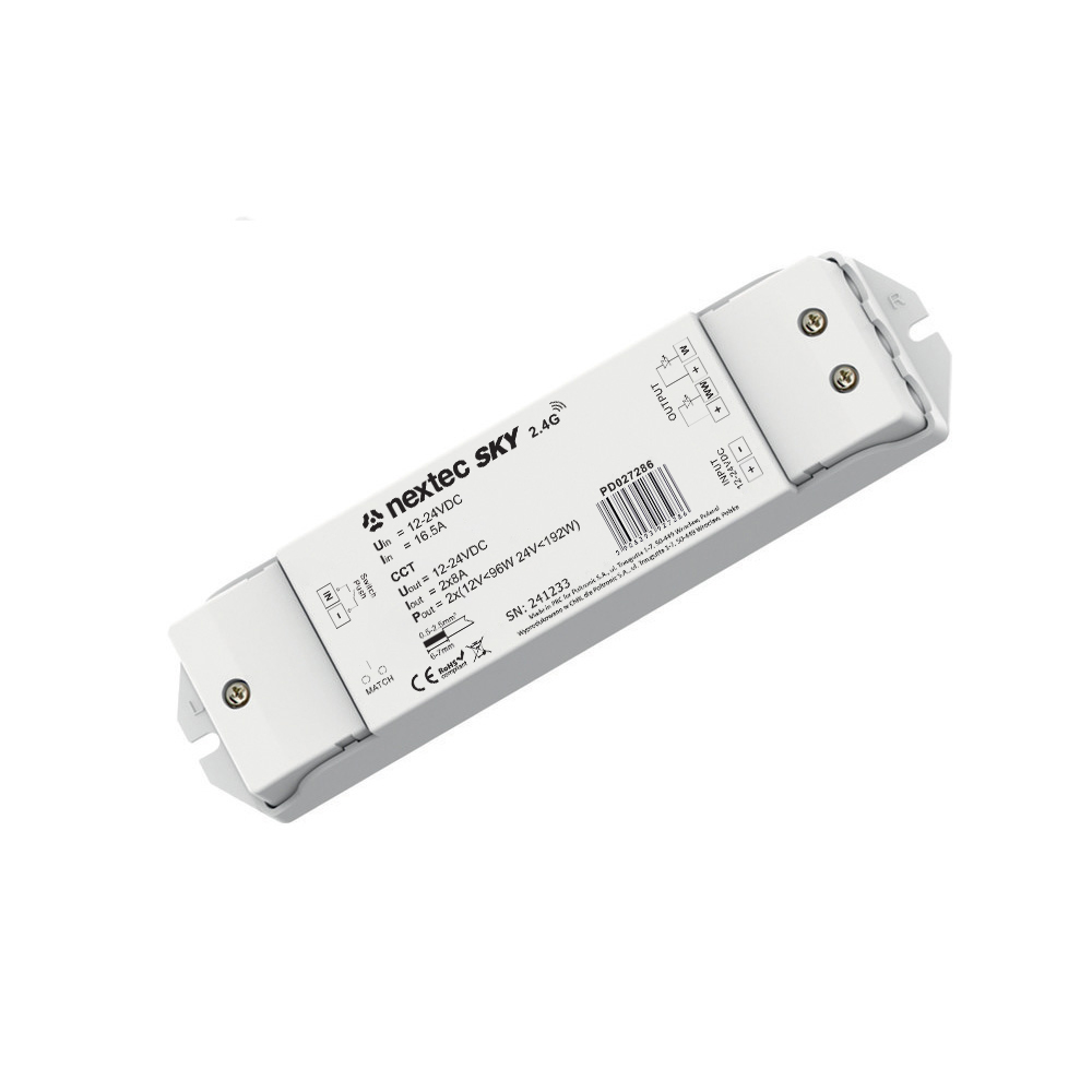 ODBIORNIK NEXTEC SKY PD027286 CCT / 12-24v / 2x8A, POLTRONIC PD027286/POL 5908293927286 POLTRONIC S.A.