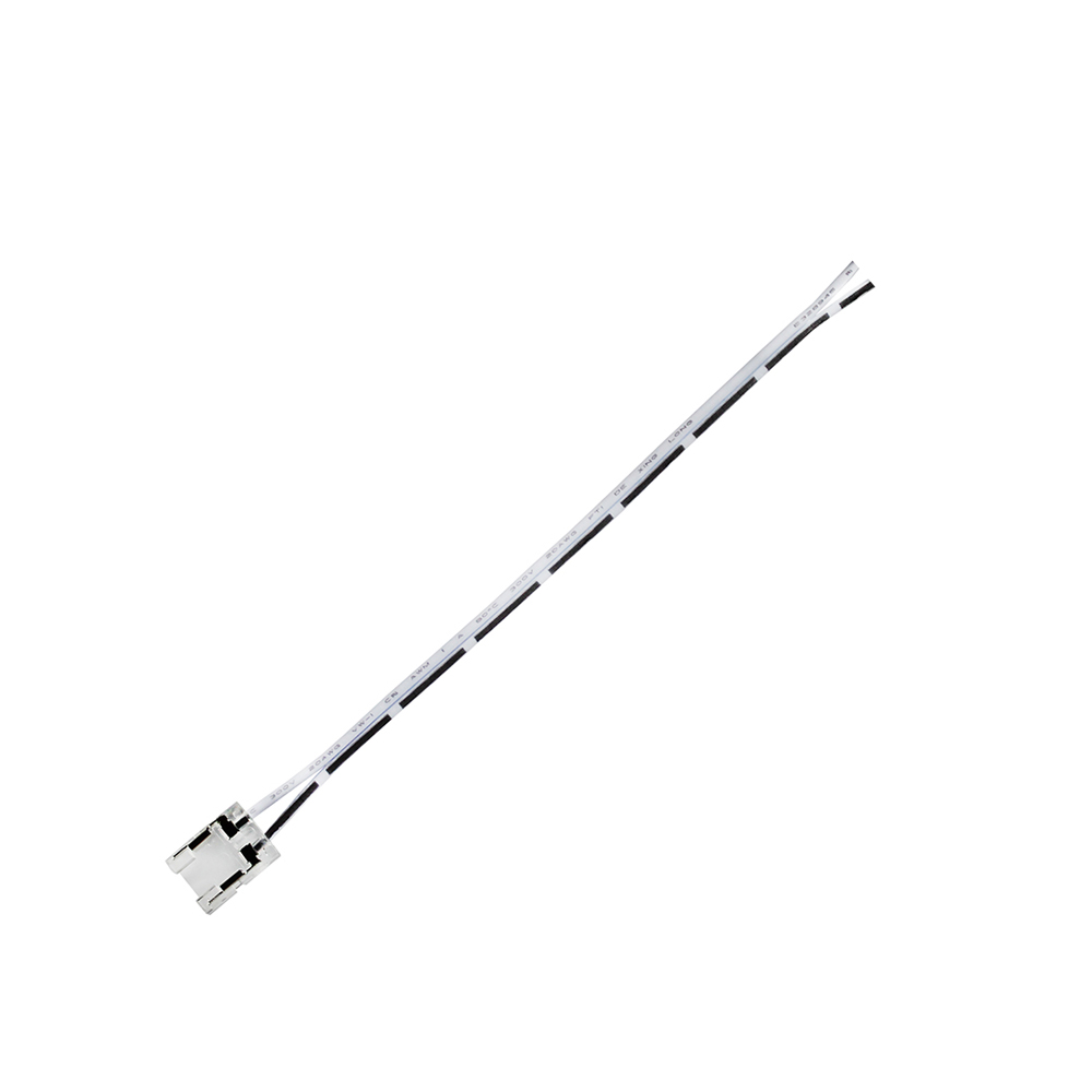 SZYBKOZŁĄCZKA DO TAŚM LED JENOKOLOROWYCH EX COB PG033645 IP20 10MM TAŚMA PZREWÓD 15cm POLTRONIC PG033645/POL 5908293933645 POLTRONIC S.A.