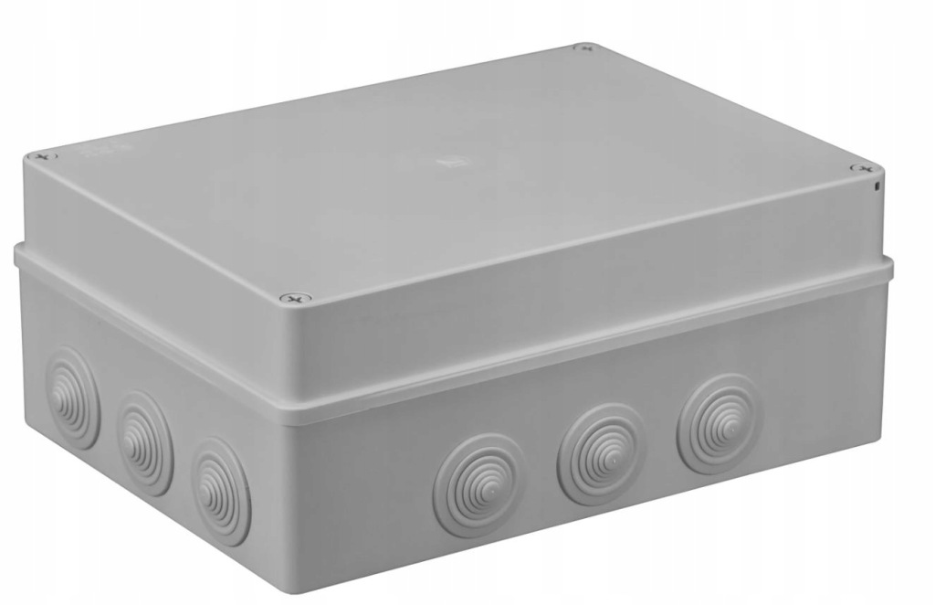 Puszka hermetyczna natynk. 300x220x120 dł.IP65  bezhalogenowa, szara S-BOX 606 PAWBOL S-BOX 606/PAW 5907484330560 PAWBOL SPÓŁKA AKCYJN