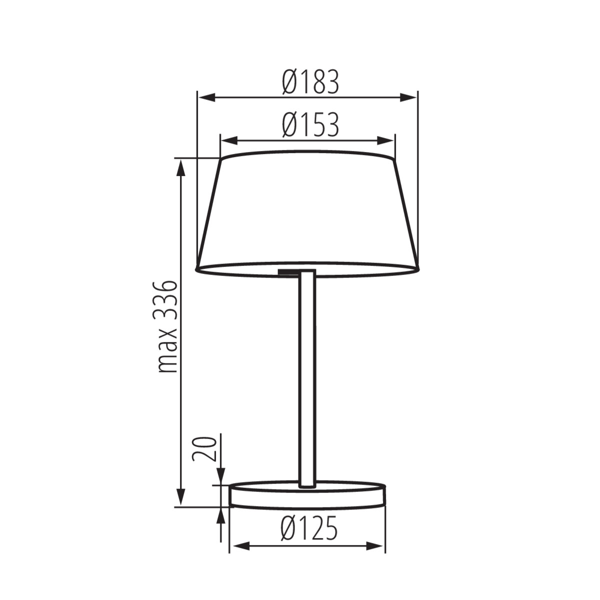 Lampka biurkowa DAIBO LED 33221 T-W biały KANLUX 33221/KAN 5905339332219