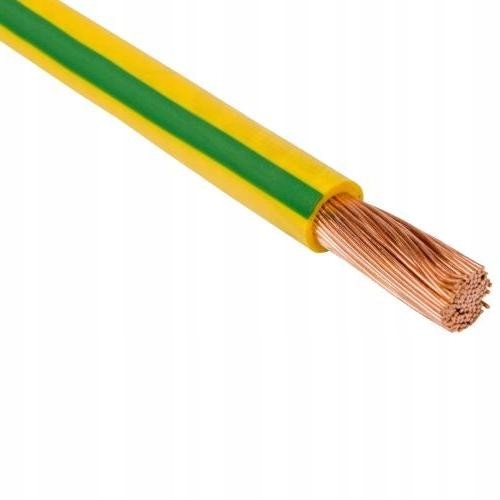 Przewód instalacyjny LgY 1x0,75 (H05V-K) żółto-zielony, ELEKTROKABEL 5907702813554/EKB 5907702813554 ELEKTROKABEL FABR
