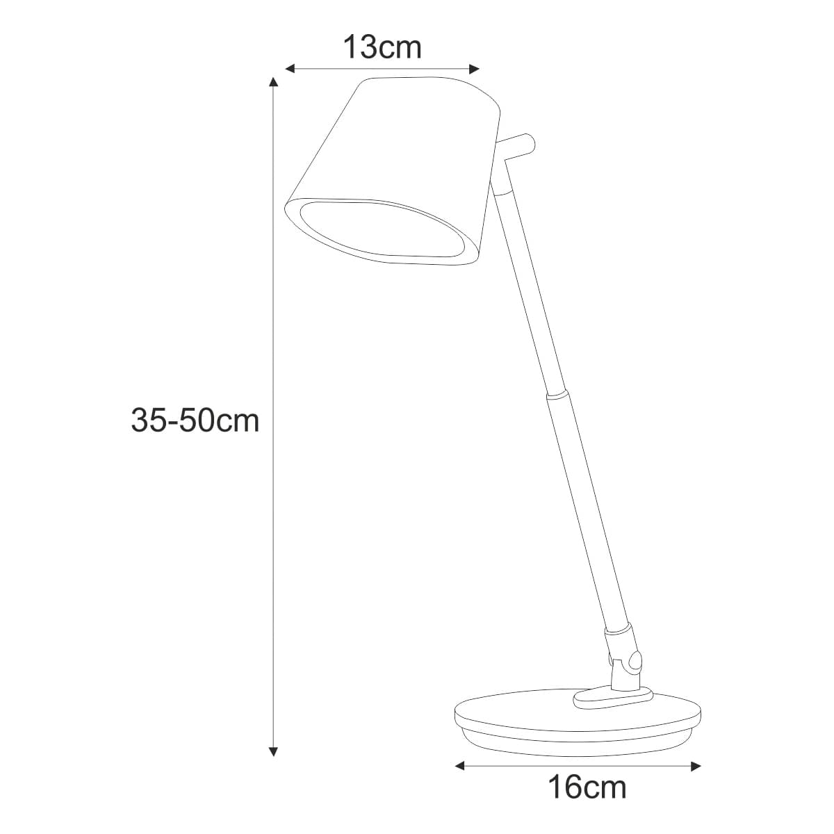 Lampka biurkowa biała LED K-BL1527 BOLEK, KAJA K-BL1527 BIAŁY/KAJ 5901425523707