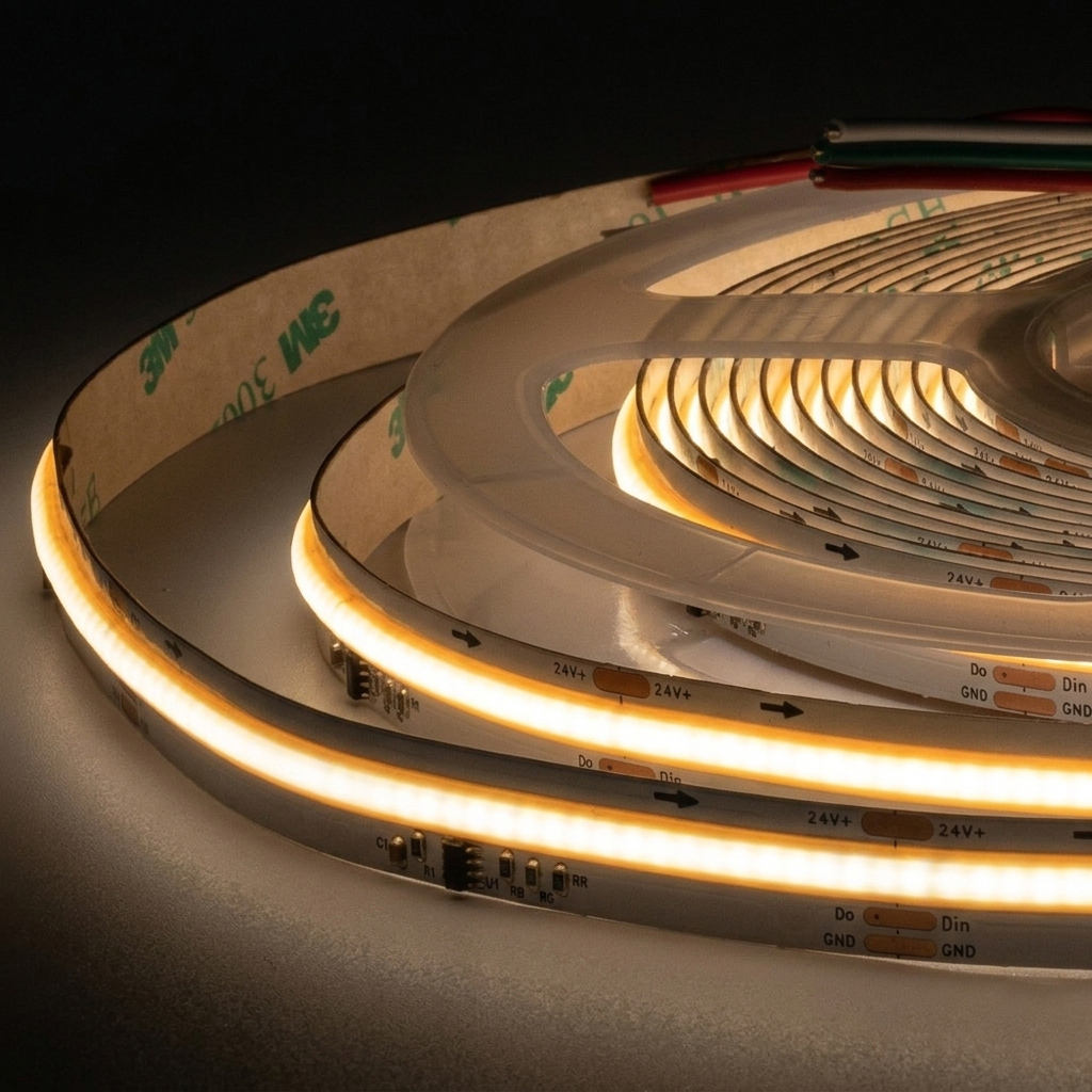 TAŚMA LED NEXTEC PA042586 24V COB 12W / 360 LED IP20 4000K dł.5m POLTRONIC PA042586/POL 5908293942586