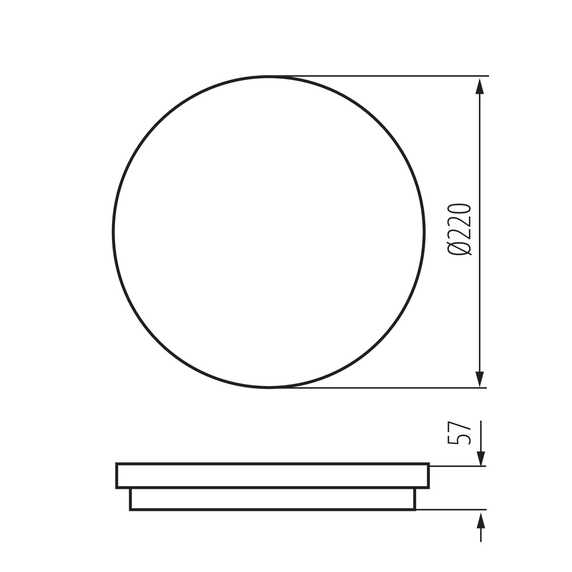Plafon zewnętrzny łazienkowy BENO 24-30W CCT-O-SEW OPRAWA LED KANLUX 38785/KAN 5905339387851