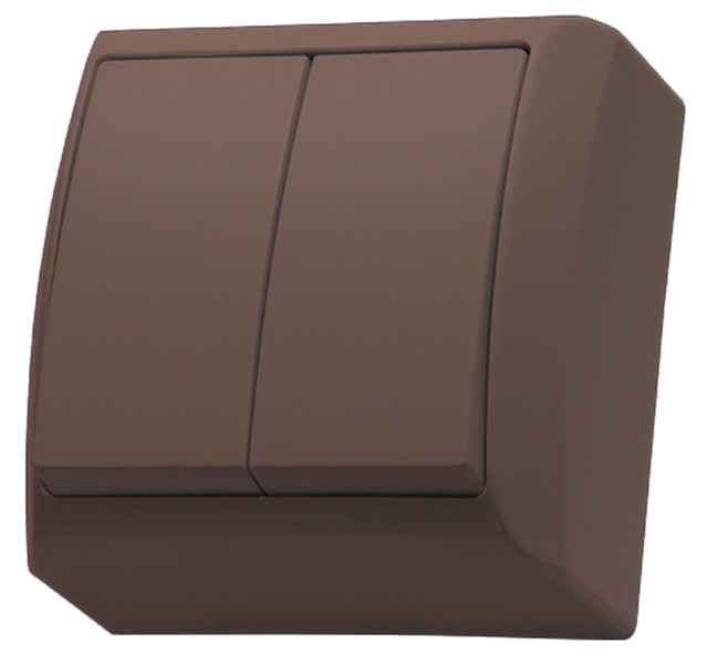 Łącznik dwugrupowy świecznikowy BRĄZOWY ŁN-2B/24 BIS OSPEL ŁN-2B/24/OSP 5907577443719 OSPEL