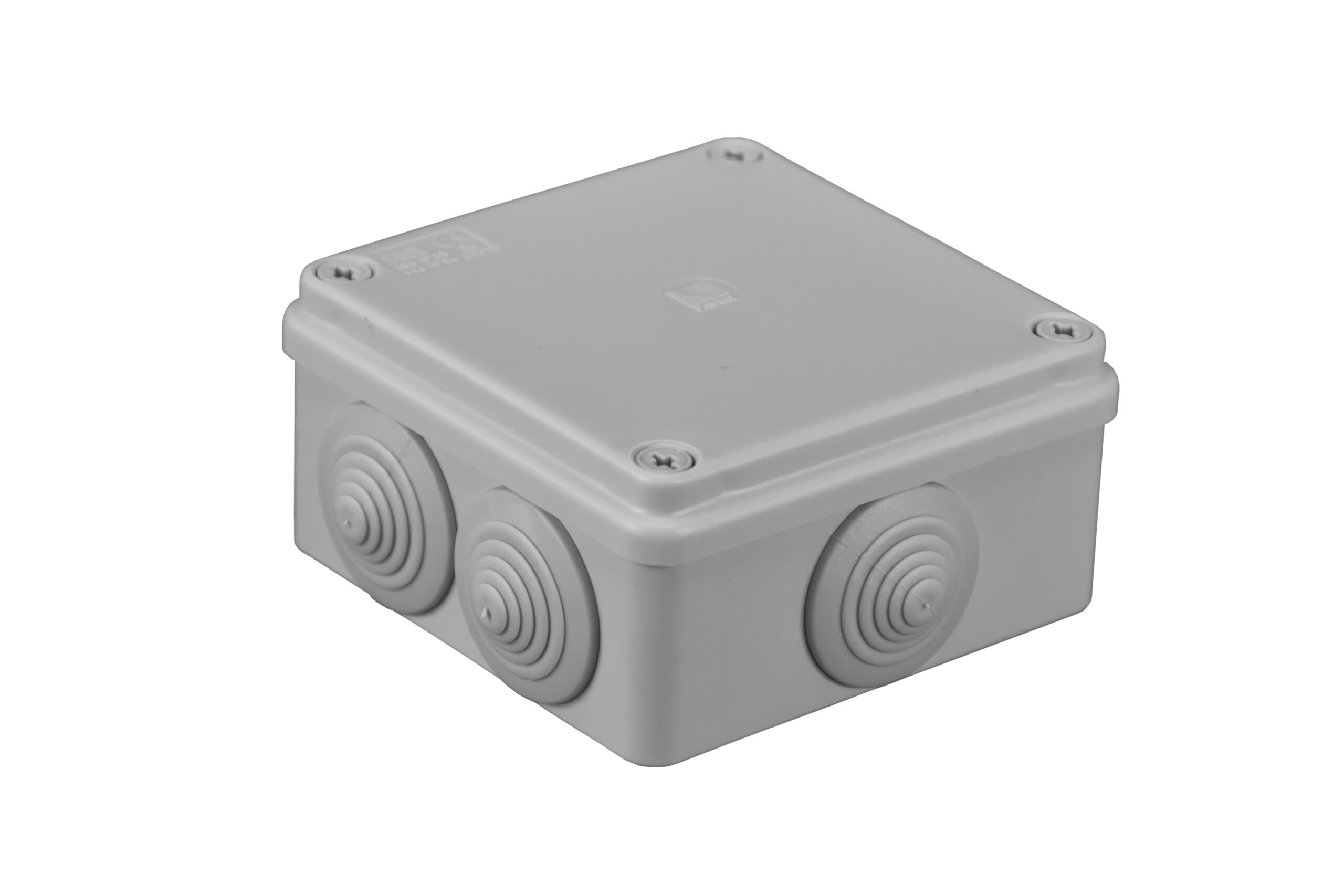 Puszka hermetyczna natynk. 100x100x50 dł.IP65  bezhalogenowa, szara S-BOX 106 PAWBOL S-BOX 106/PAW 5907484330515 PAWBOL SPÓŁKA AKCYJN