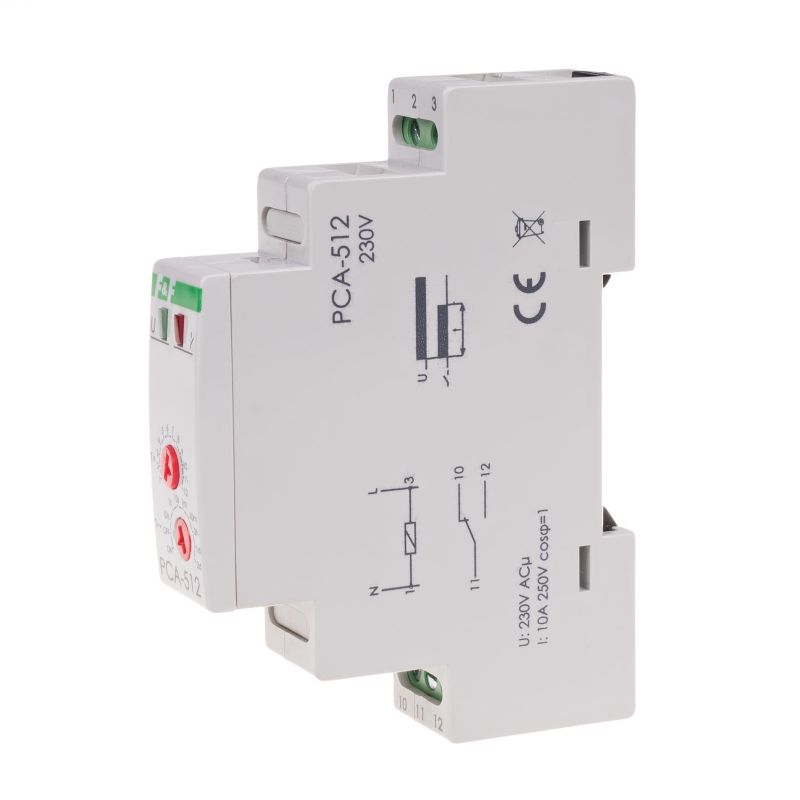 Przekaźnik czasowy awersyjny, styki: 1NO/NC 230V PCA-512 FILIPOWSKI PCA-512/FIF 5908312595434