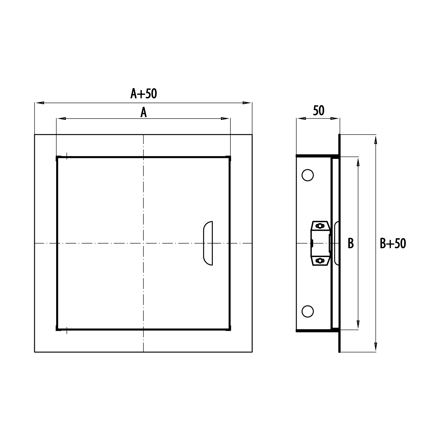 Drzwiczki rewizyjne MAGNAT 200x300 007-1798/DOS 5901560506153