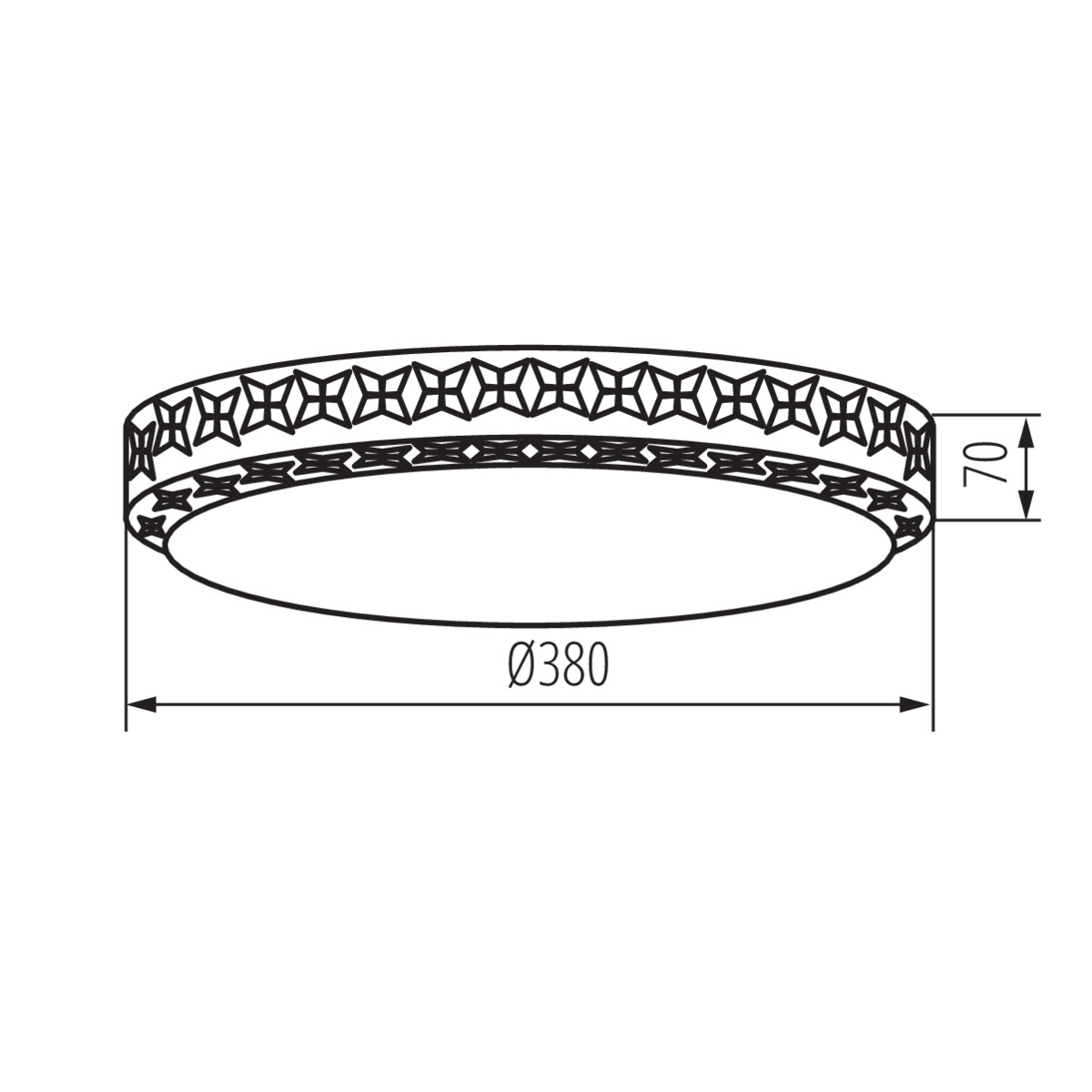 Plafoniera LED LUMKO LED LUMKO LED 17,5W NW, 37320, KANLUX 37320/KAN 5905339373205