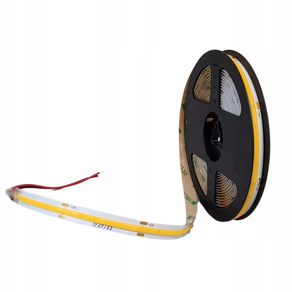 TAŚMA LED NEXTEC ST PA030774 ,12V, 2835 9,6W / 120 LED IP63 6200K +/-250K 80lm/W / RA>80 DŁ.5m SZER.8mm POLTRONIC PA030774/POL 5908293930774 POLTRONIC S.A.