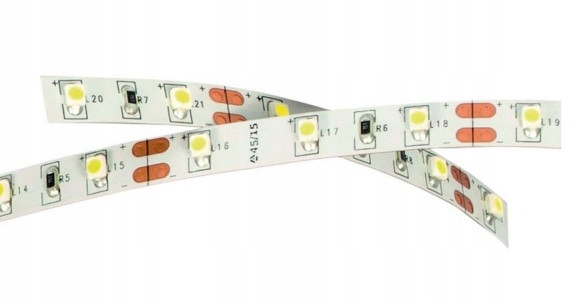 TAŚMA LED NEXTEC 12V / SMD 3528 - 300 LED / IP65 / BIAŁY CIEPŁY, LS5300WW_WB_EX, POLTRONIC PA006465/POL 5908293906465