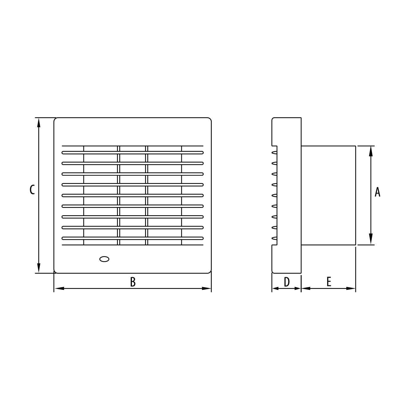 Wentylator Domowy POLO 6 DOSPEL fi150 AŻ (wentylator ścienny / sufitowy) 007-0204/DOS 5901560500823