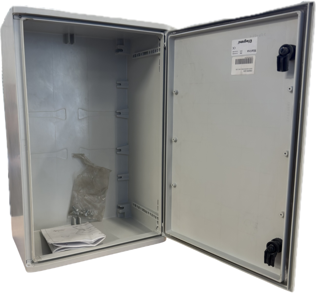 Obudowa poliestrowa Marina 600x400x250 mm IP66 IK10 RAL7035 Legrand 036255 036255/LEG 3245060362553 LEGRAND