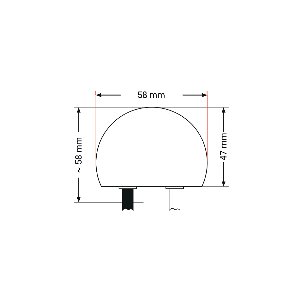 PB046461 ZASILACZ WODOODPORNY OKRĄGŁY 58mm / 12V / IP67 / 5A / 60W PB046461/POL 5908293946461